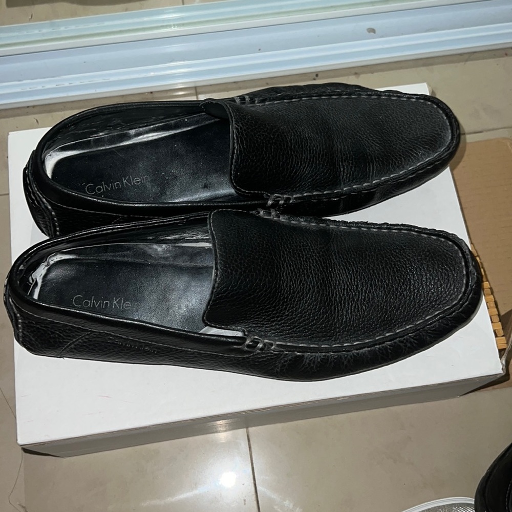 Calvin Klein black loafers
